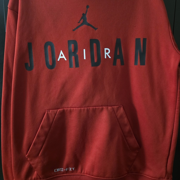 Jordan Other - Jordan Youth Medium Red Dri-FIT Pullover Hoodie